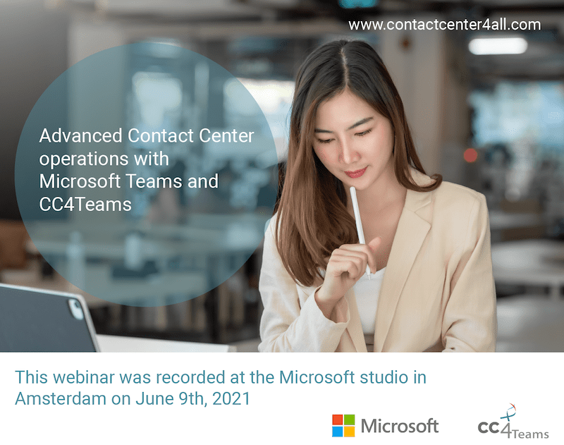 Microsoft Teams and CC4Teams webinar