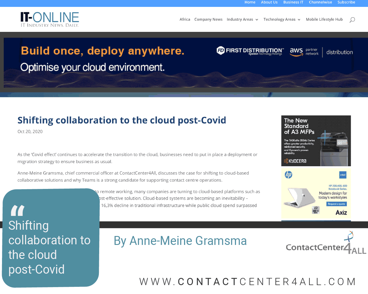 Shifting collaboration to the cloud post-Covid