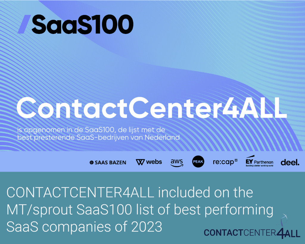 CONTACTCENTER4ALL one of the best performing SaaS companies of 2023