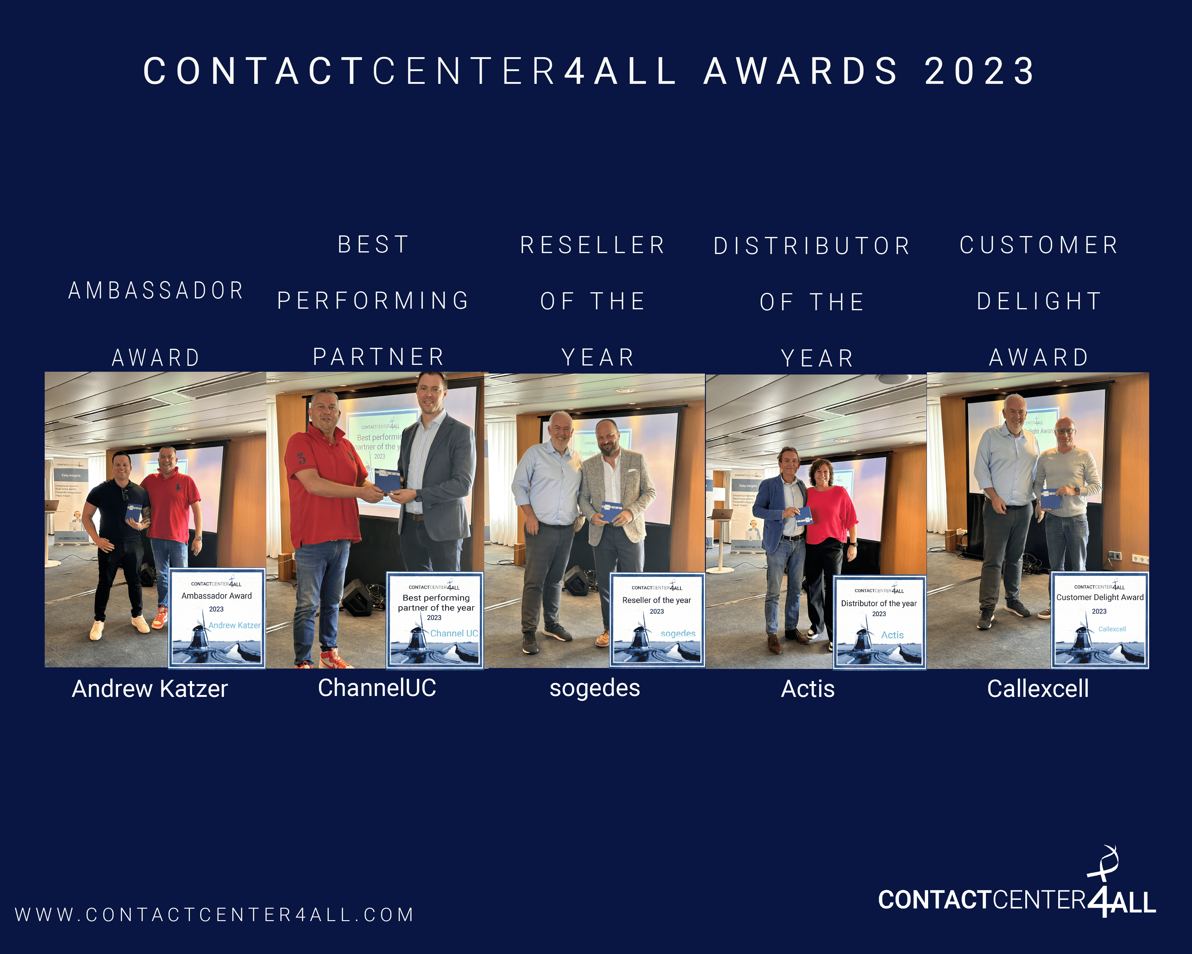 Contactcenter4all awards 2023